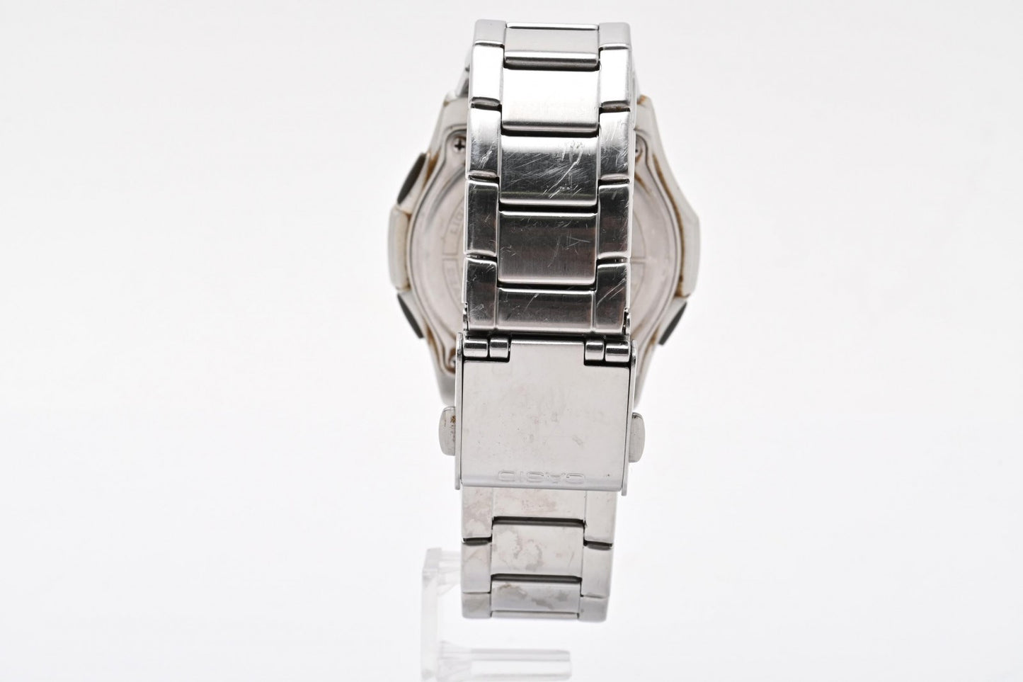 CASIO カシオ Wave Ceptor ウェーブセプター WVA-M630 電波ソーラー メンズ 腕時計 ホワイト文字盤 アナデジ ステンレス