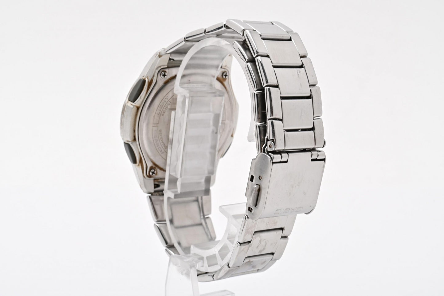 CASIO カシオ Wave Ceptor ウェーブセプター WVA-M630 電波ソーラー メンズ 腕時計 ホワイト文字盤 アナデジ ステンレス