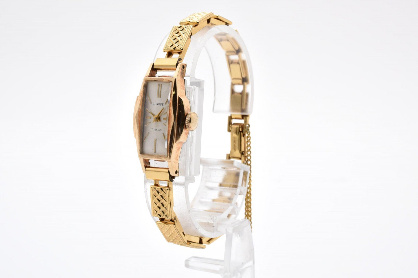 Citizen シチズン Geneve ジュネーブ 500632 手巻き レディース 腕時計 14Kケース ホワイト文字盤 GPブレスレット ヴィンテージ ドレスウォッチ