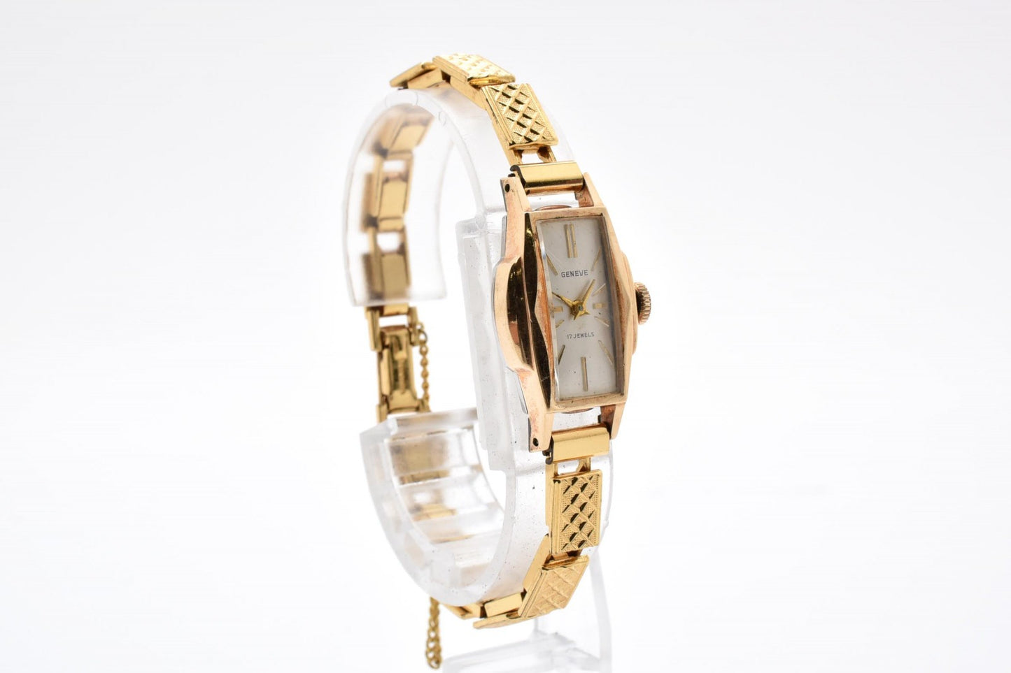Citizen シチズン Geneve ジュネーブ 500632 手巻き レディース 腕時計 14Kケース ホワイト文字盤 GPブレスレット ヴィンテージ ドレスウォッチ