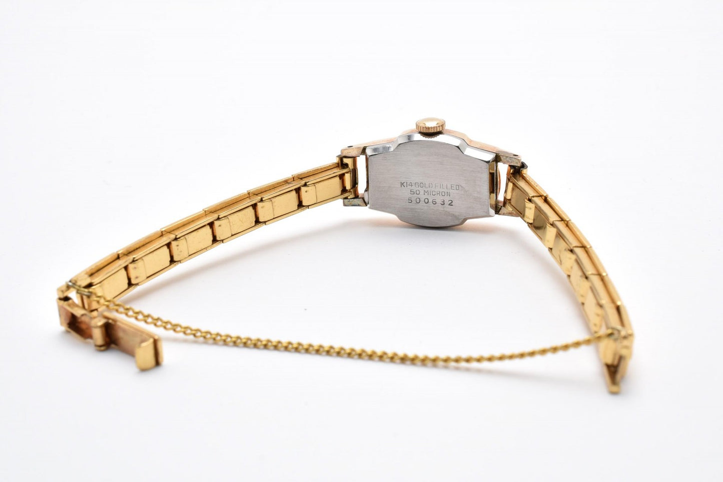 Citizen シチズン Geneve ジュネーブ 500632 手巻き レディース 腕時計 14Kケース ホワイト文字盤 GPブレスレット ヴィンテージ ドレスウォッチ