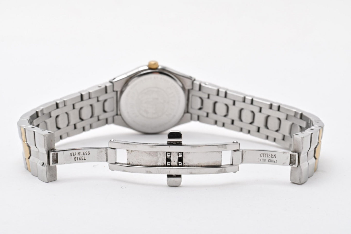 Citizen シチズン Eco-Drive エコドライブ E010-S008654 レディース ソーラー 腕時計 ホワイト文字盤 コンビ ステンレス ドレスウォッチ