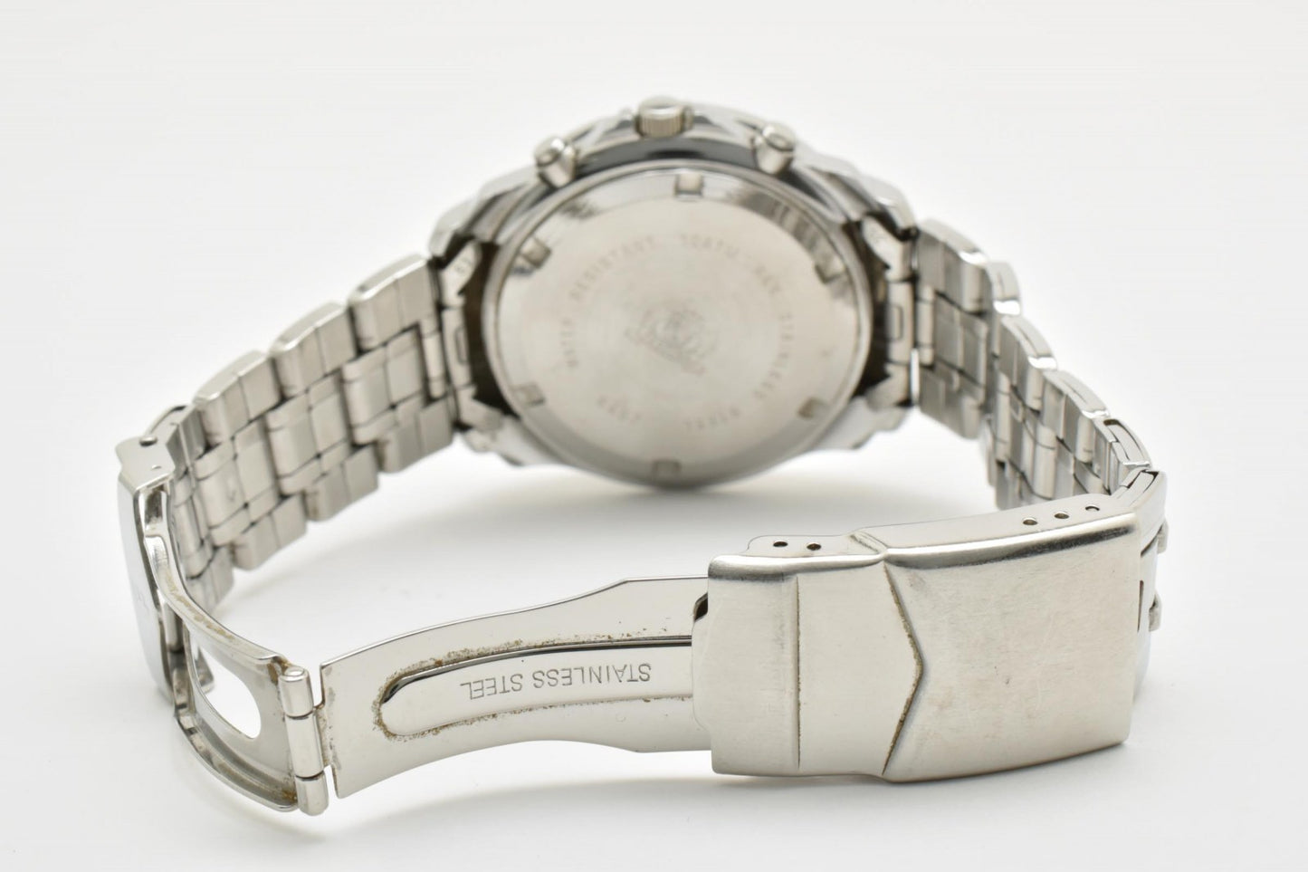 Festina フェスティナ クロノグラフ 10ATM クオーツ メンズ 腕時計 ホワイト文字盤 ステンレス ブルーベゼル