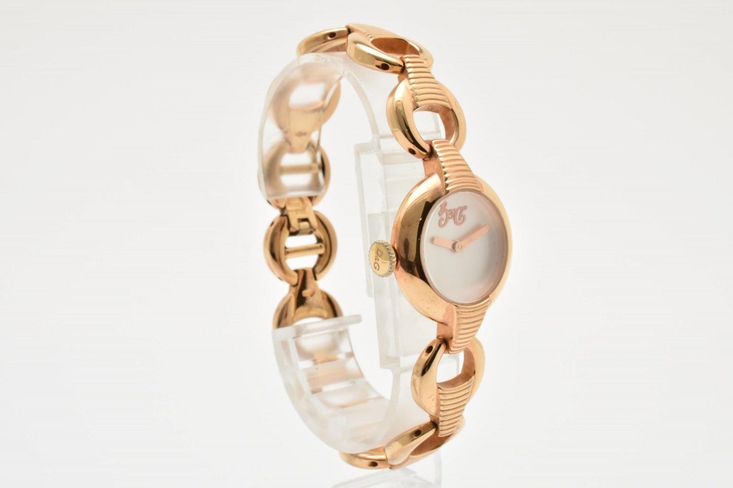 D&G Dolce&Gabbana ドルチェ＆ガッバーナ Time Pattern DW0344 レディース 腕時計 クォーツ ホワイト文字盤 ブレスウォッチ ステンレス