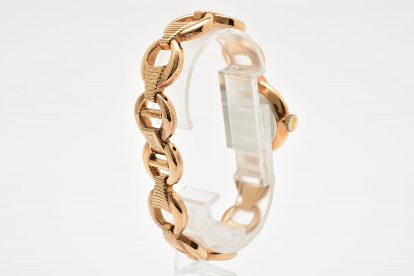 D&G Dolce&Gabbana ドルチェ＆ガッバーナ Time Pattern DW0344 レディース 腕時計 クォーツ ホワイト文字盤 ブレスウォッチ ステンレス