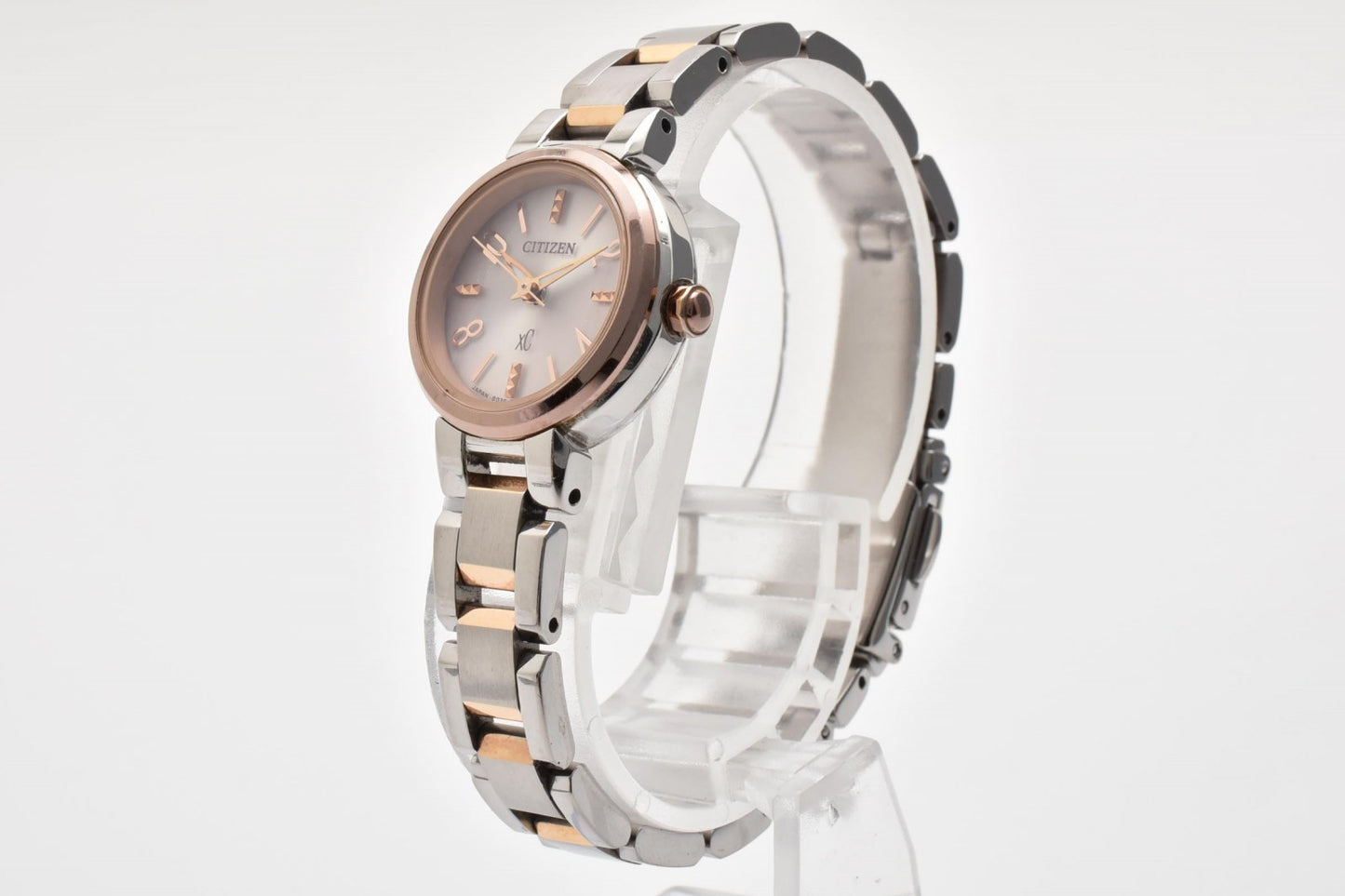 CITIZEN シチズン xC クロスシー B036-T016596 レディース 腕時計 クォーツ ホワイト文字盤 ピンクゴールドカラー コンビ ステンレス