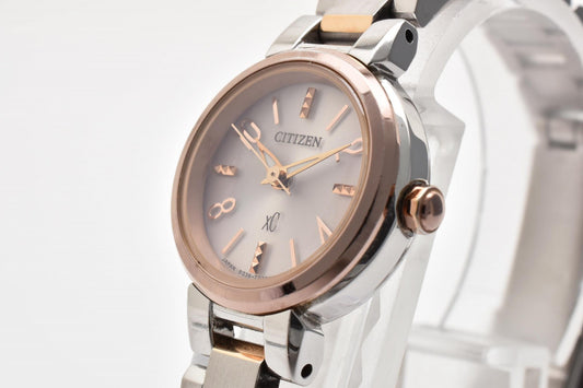 CITIZEN シチズン xC クロスシー B036-T016596 レディース 腕時計 クォーツ ホワイト文字盤 ピンクゴールドカラー コンビ ステンレス