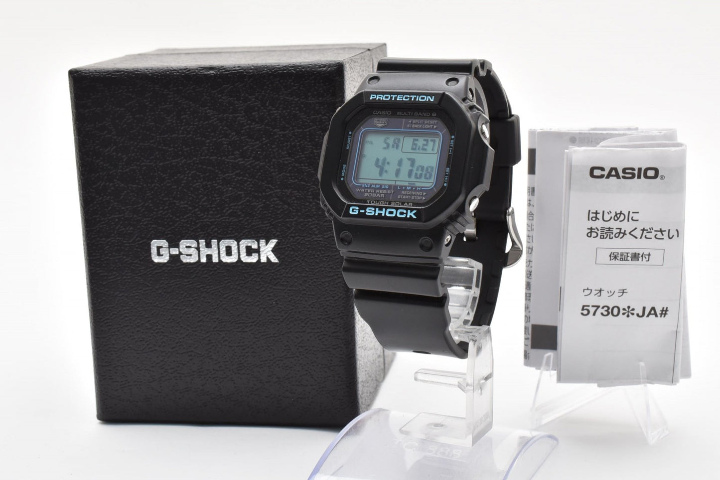 CASIO カシオ G-SHOCK GW-M5610BA 電波ソーラー デジタル 腕時計 ブラック 樹脂 メンズ 箱・取扱説明書付