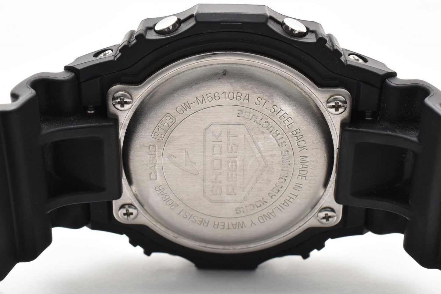 CASIO カシオ G-SHOCK GW-M5610BA 電波ソーラー デジタル 腕時計 ブラック 樹脂 メンズ 箱・取扱説明書付