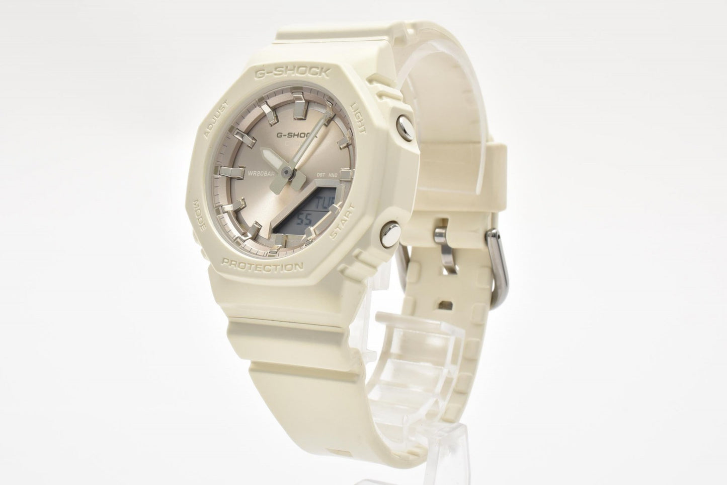 CASIO カシオ G-SHOCK GMA-P2100ST アナデジ 腕時計 ホワイト 八角形 オクタゴン 樹脂 メンズ 箱付