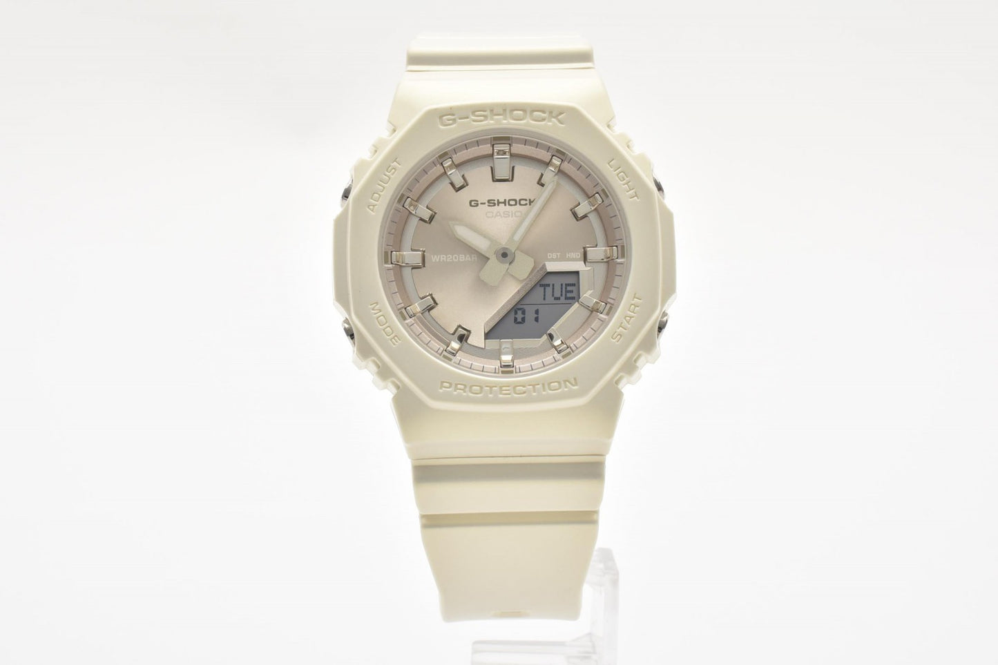 CASIO カシオ G-SHOCK GMA-P2100ST アナデジ 腕時計 ホワイト 八角形 オクタゴン 樹脂 メンズ 箱付
