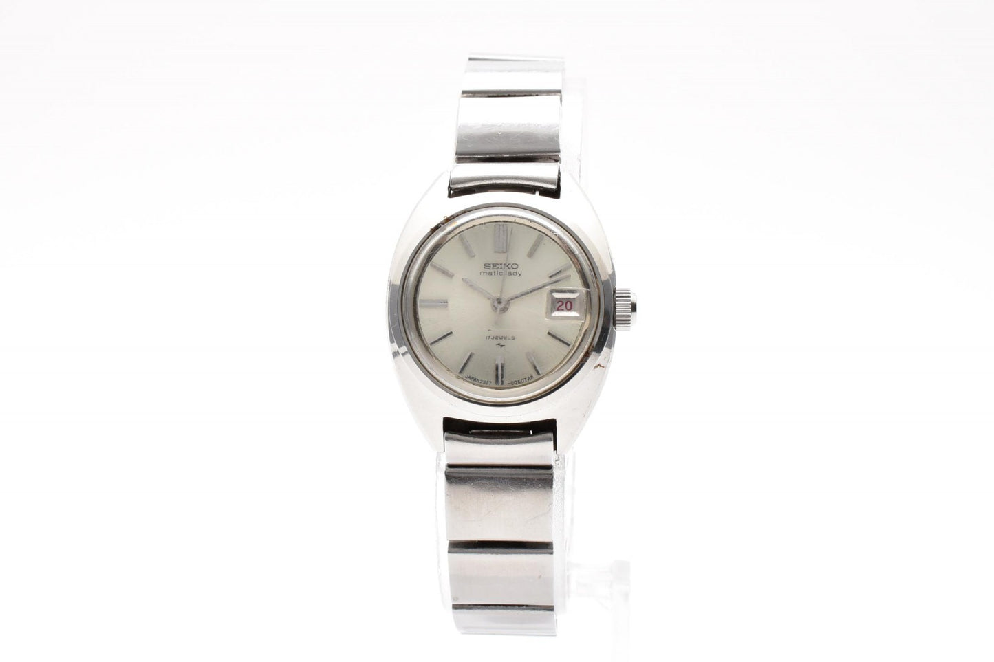 SEIKO セイコー Matic Lady 2517-0210 自動巻き レディース 腕時計 シルバー文字盤 ステンレス ヴィンテージ