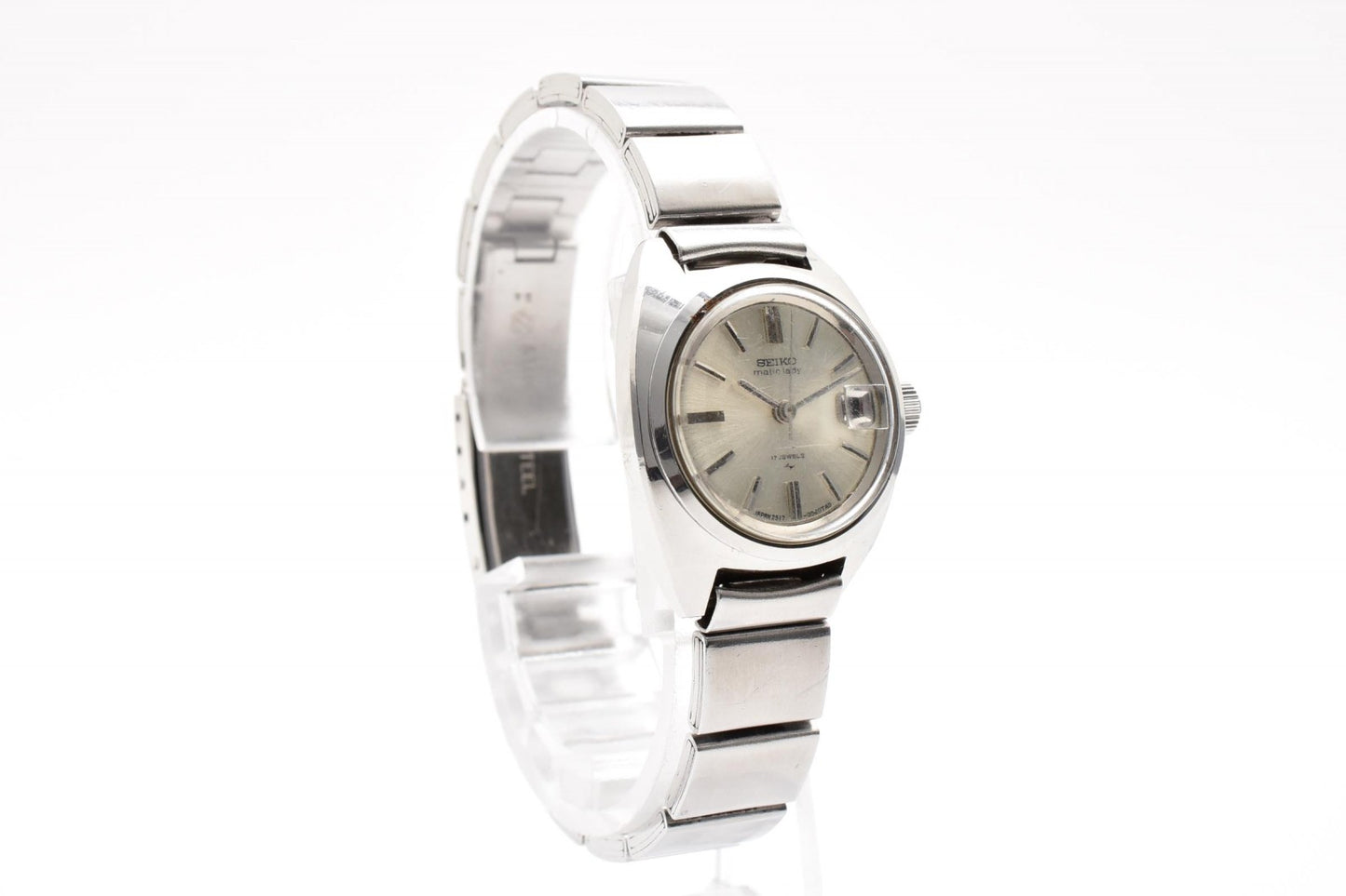SEIKO セイコー Matic Lady 2517-0210 自動巻き レディース 腕時計 シルバー文字盤 ステンレス ヴィンテージ