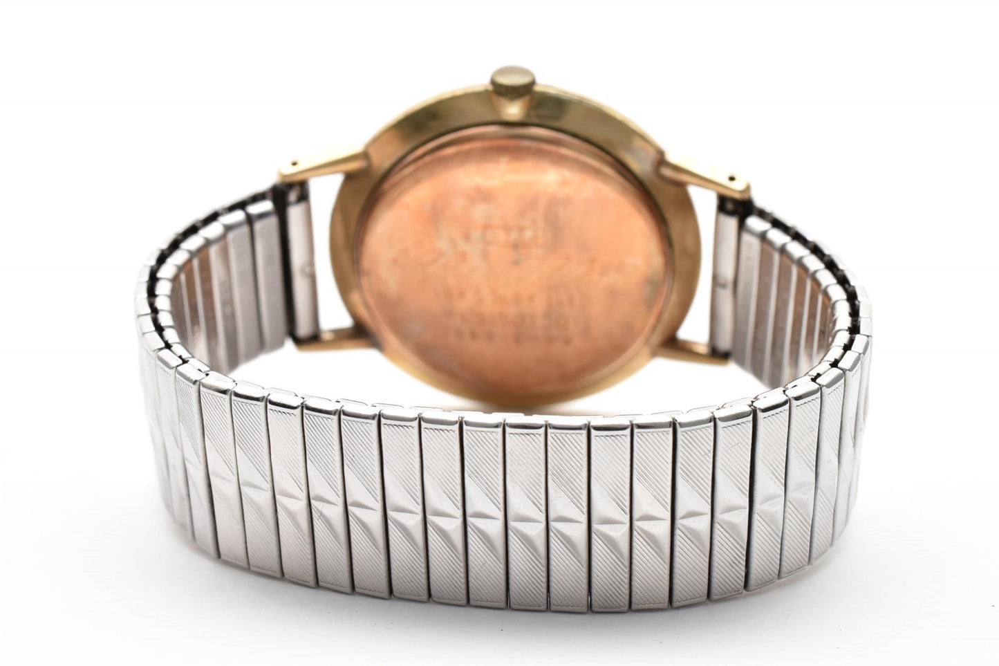 CITIZEN シチズン ドレスウォッチ HL-5150708 クォーツ メンズ 腕時計 ホワイト文字盤 ゴールドカラー ステンレス エクスパンションブレス ヴィンテージ
