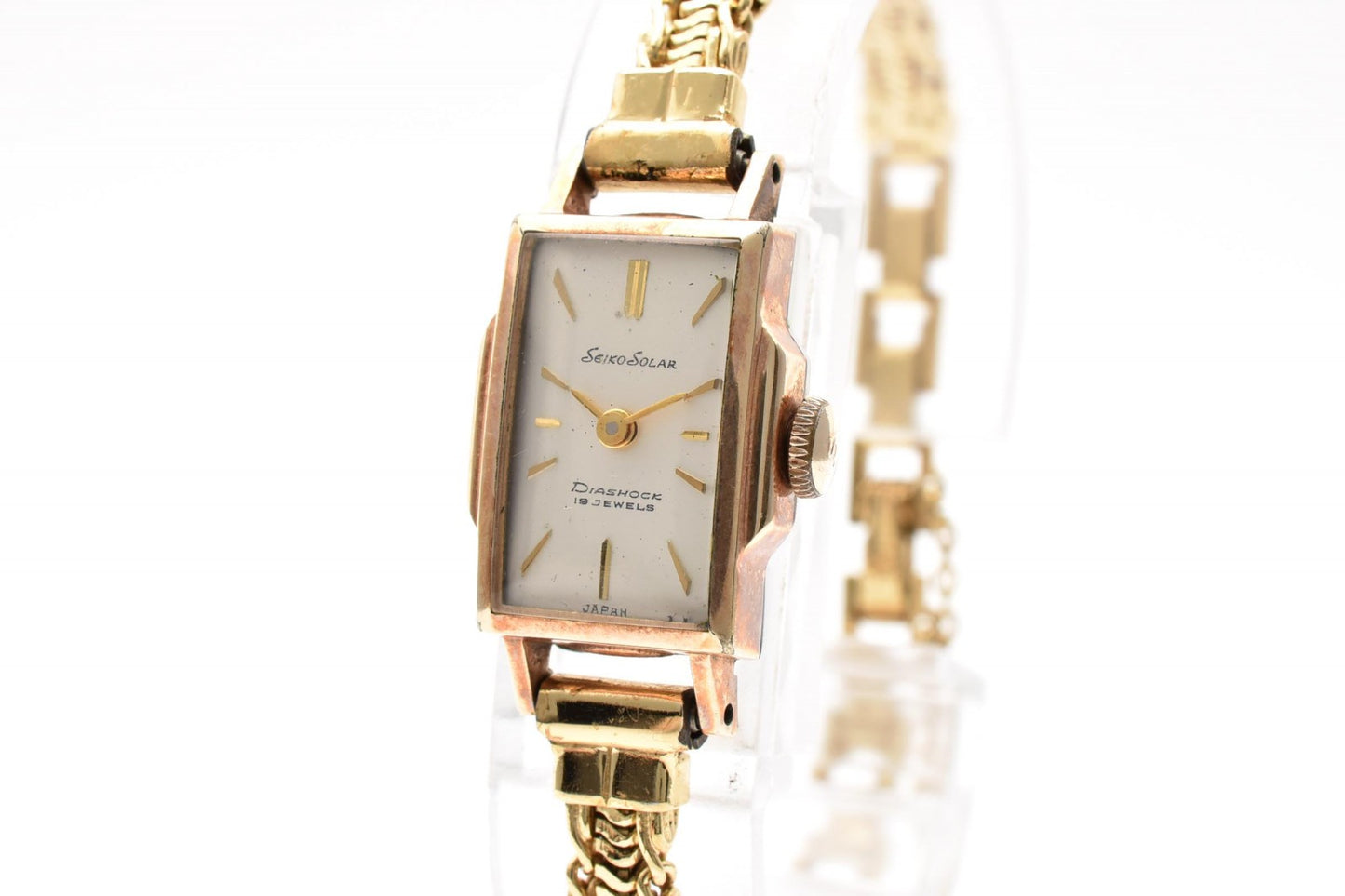 SEIKO セイコー 手巻き レディース 腕時計 526 14K GF ホワイト文字盤 14Kブレス ドレスウォッチ ヴィンテージ