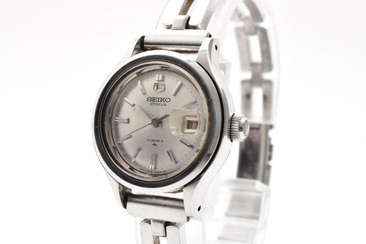SEIKO セイコー 手巻き レディース 腕時計 2188-0200 シルバー文字盤 ステンレス ドレスウォッチ ヴィンテージ