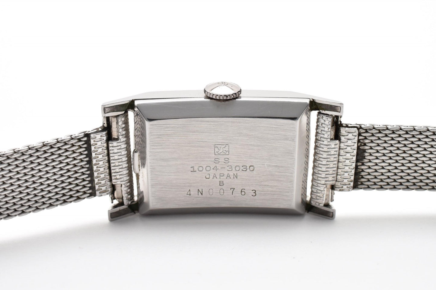 SEIKO セイコー Angel エンジェル 4N00-0763 レディース 腕時計 手巻き ホワイト文字盤 メッシュブレス ステンレス ヴィンテージ