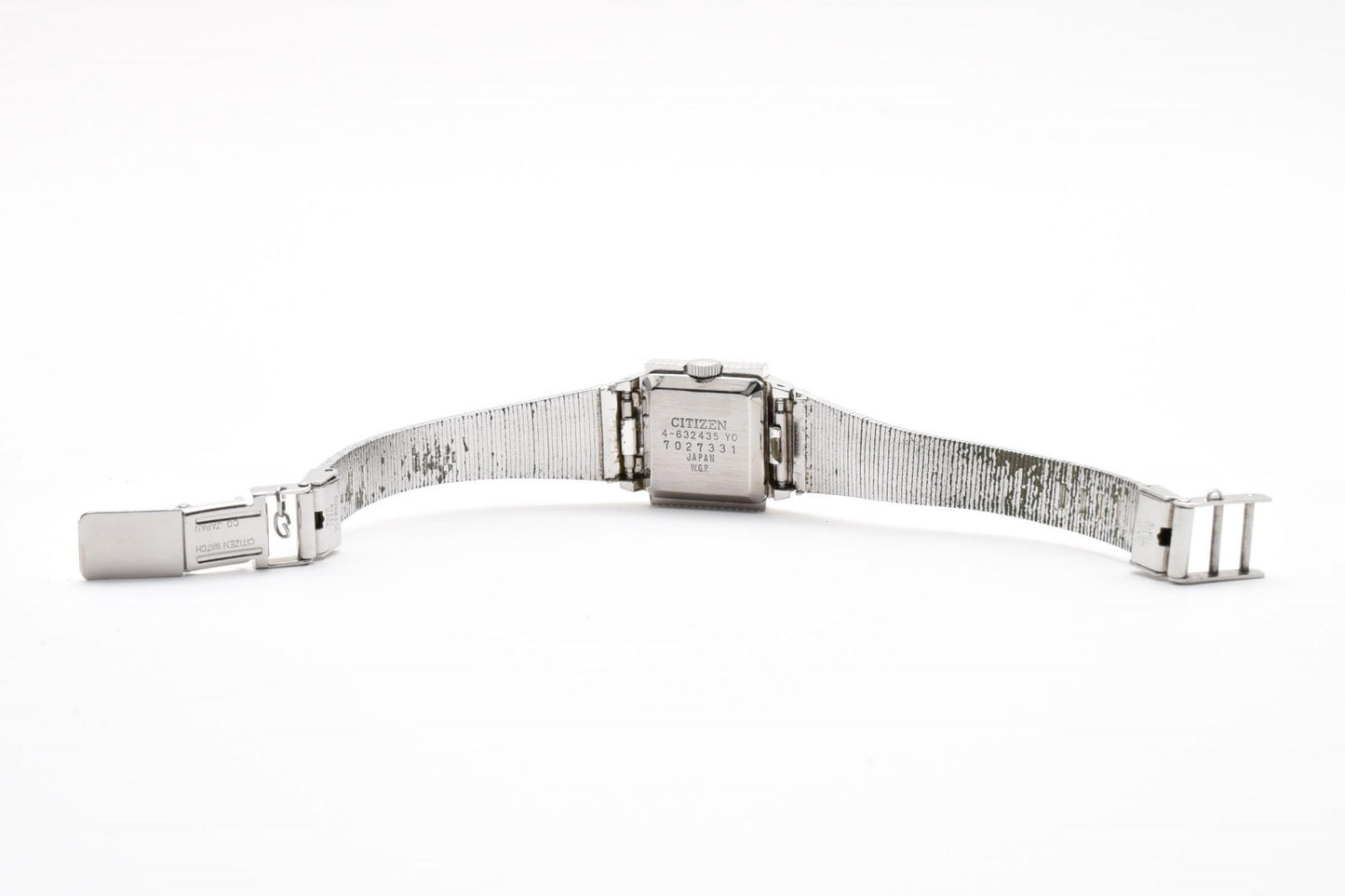 CITIZEN シチズン 手巻き レディース 腕時計 4-632435 ホワイト文字盤 ステンレス ドレスウォッチ ヴィンテージ