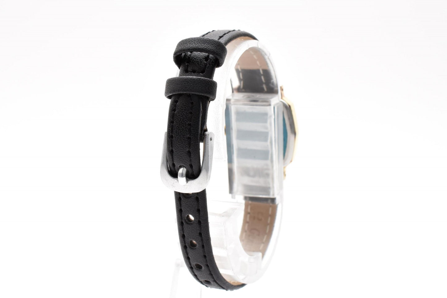 SEIKO セイコー Exceline エクセリーヌ 1221-5010 レディース 腕時計 クォーツ ゴールド文字盤 レザーベルト ヴィンテージ