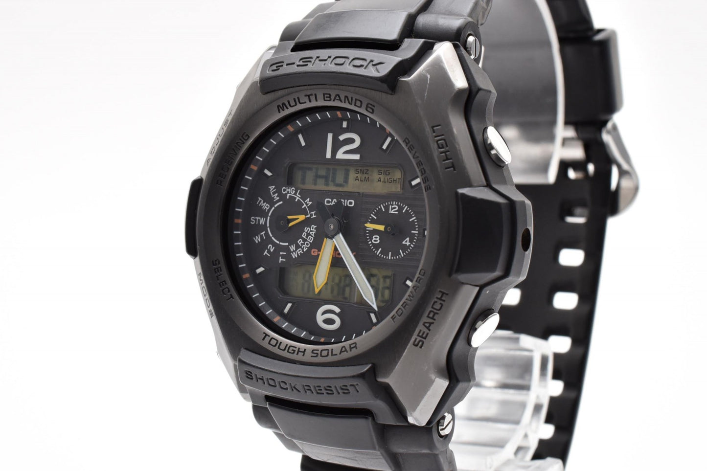 CASIO カシオ G-SHOCK GW-2500B メンズ 腕時計 タフソーラー 電波ソーラー ブラック文字盤 ステンレス 樹脂ベルト