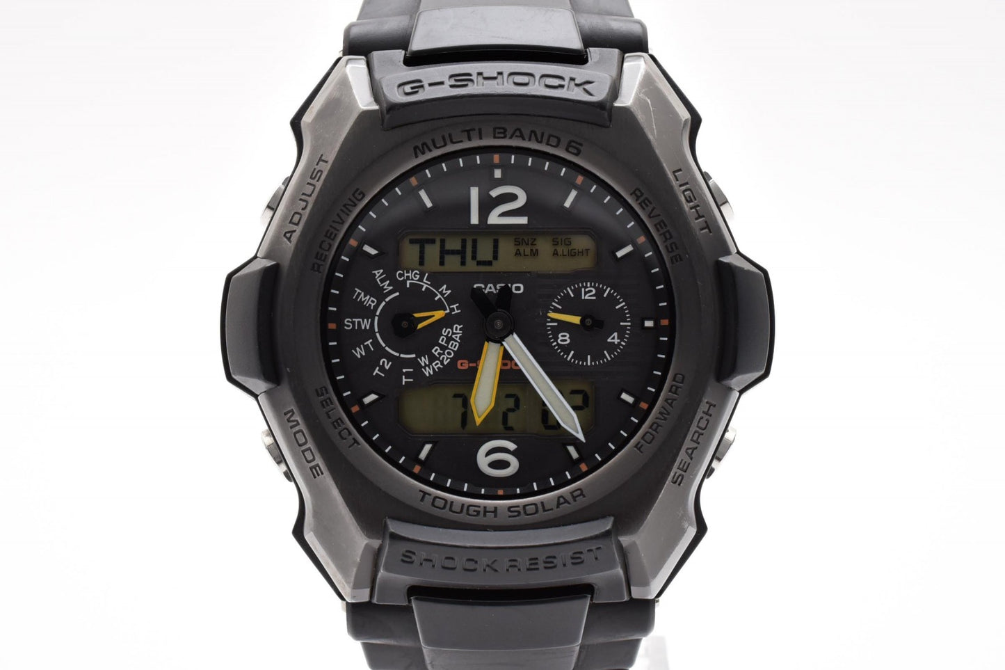 CASIO カシオ G-SHOCK GW-2500B メンズ 腕時計 タフソーラー 電波ソーラー ブラック文字盤 ステンレス 樹脂ベルト