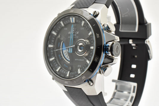 CASIO カシオ EDIFICE エディフィス EQW-A1000 メンズ 腕時計 電波ソーラー ブラック文字盤 シリコンベルト