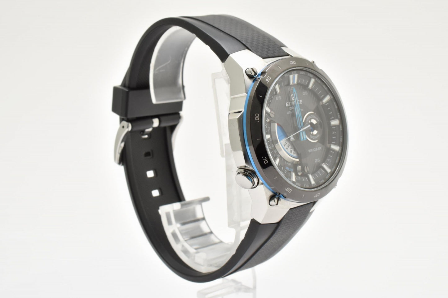 CASIO カシオ EDIFICE エディフィス EQW-A1000 メンズ 腕時計 電波ソーラー ブラック文字盤 シリコンベルト