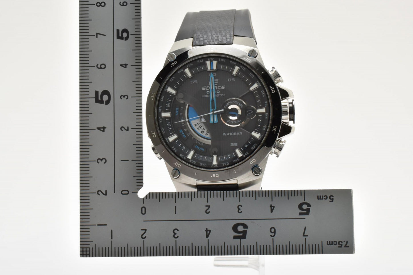 CASIO カシオ EDIFICE エディフィス EQW-A1000 メンズ 腕時計 電波ソーラー ブラック文字盤 シリコンベルト