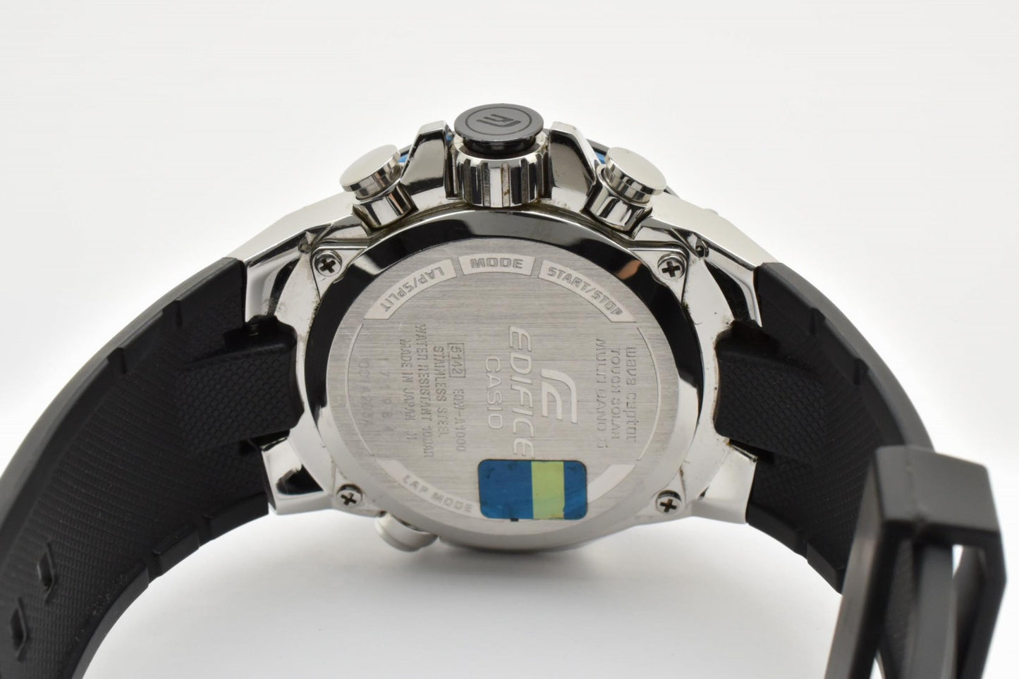 CASIO カシオ EDIFICE エディフィス EQW-A1000 メンズ 腕時計 電波ソーラー ブラック文字盤 シリコンベルト