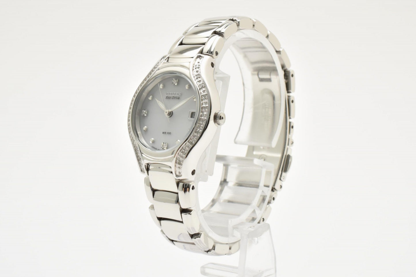 CITIZEN シチズン Eco-Drive Silhouette E013-S074738 レディース 腕時計 エコドライブ ソーラー ホワイト文字盤 ステンレス