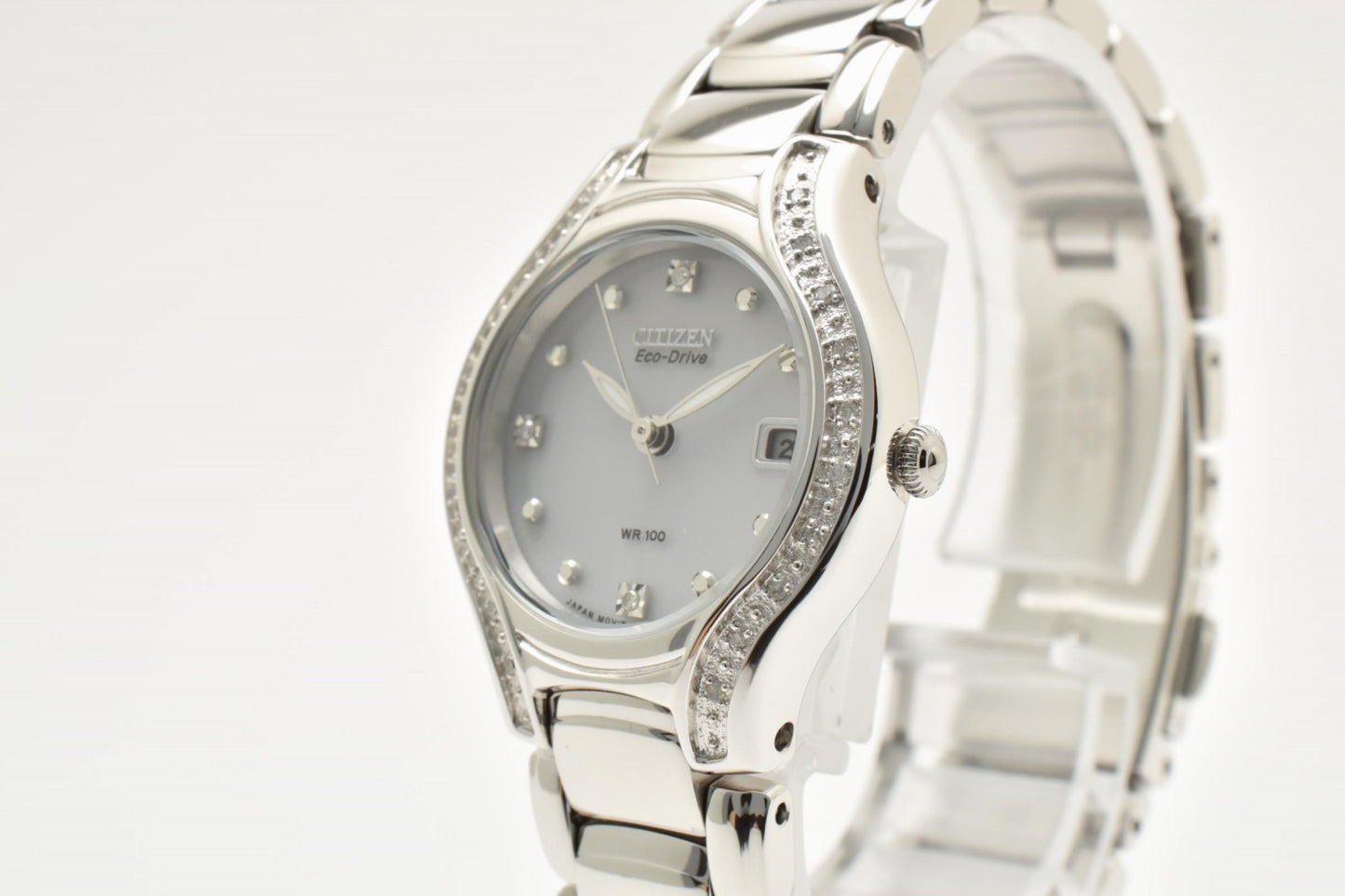 CITIZEN シチズン Eco-Drive Silhouette E013-S074738 レディース 腕時計 エコドライブ ソーラー ホワイト文字盤 ステンレス