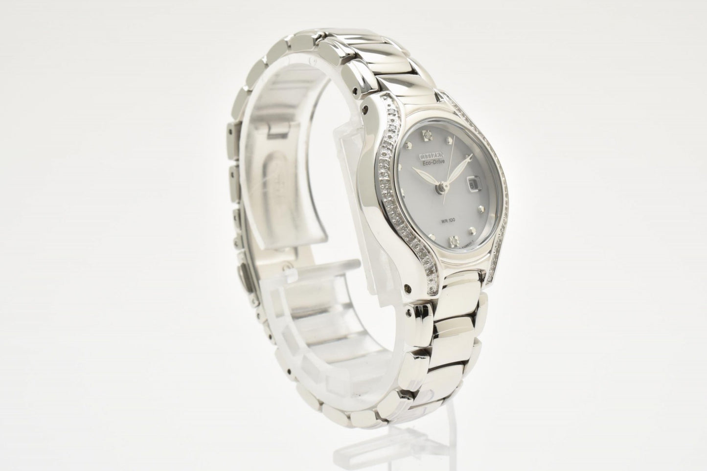 CITIZEN シチズン Eco-Drive Silhouette E013-S074738 レディース 腕時計 エコドライブ ソーラー ホワイト文字盤 ステンレス