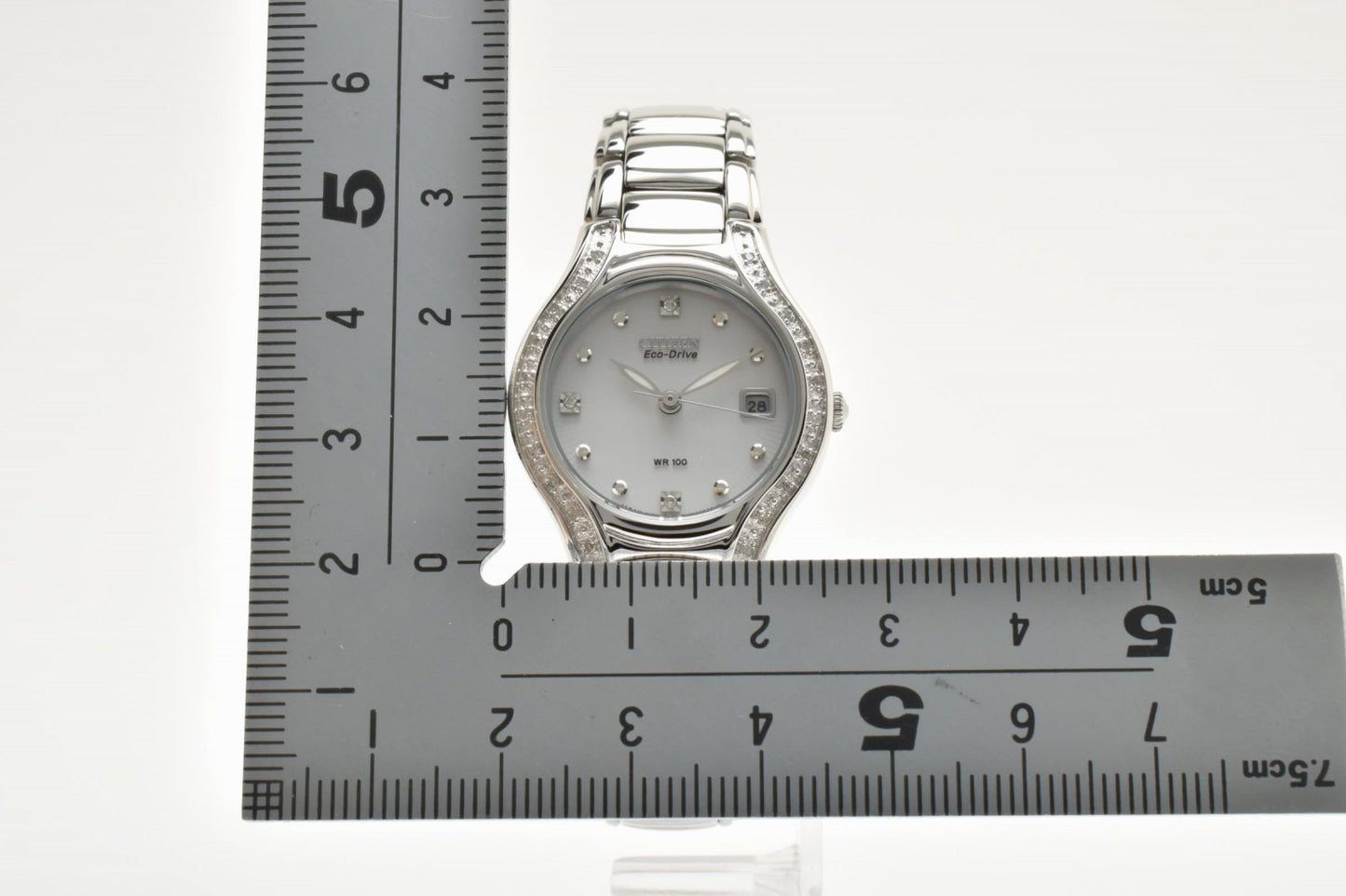 CITIZEN シチズン Eco-Drive Silhouette E013-S074738 レディース 腕時計 エコドライブ ソーラー ホワイト文字盤 ステンレス