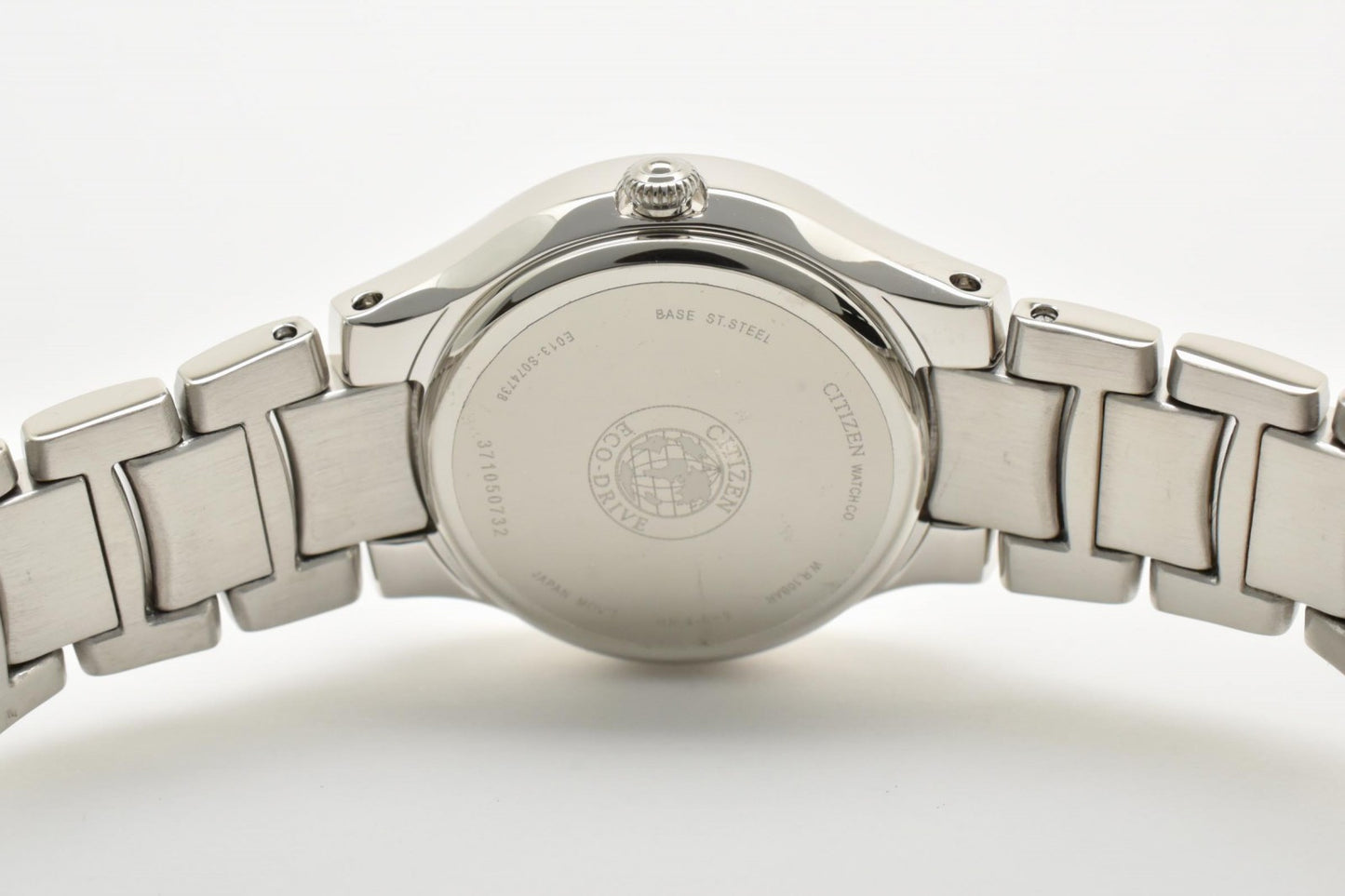 CITIZEN シチズン Eco-Drive Silhouette E013-S074738 レディース 腕時計 エコドライブ ソーラー ホワイト文字盤 ステンレス