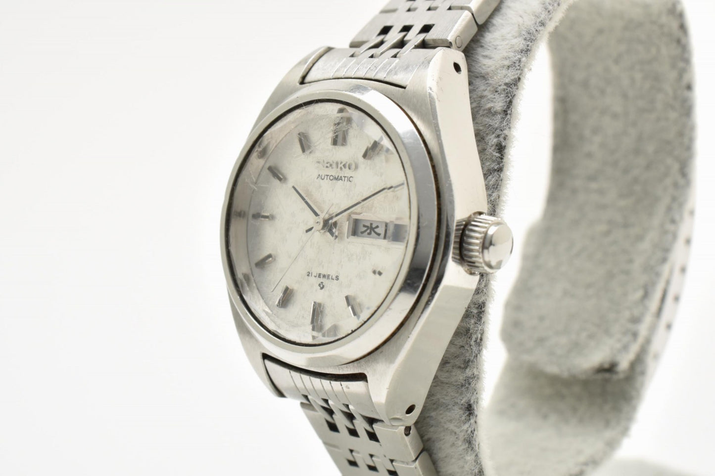 SEIKO セイコー Lady Seiko Automatic 2706-0370 レディース 腕時計 自動巻き シルバー文字盤 デイデイト ステンレス ヴィンテージ