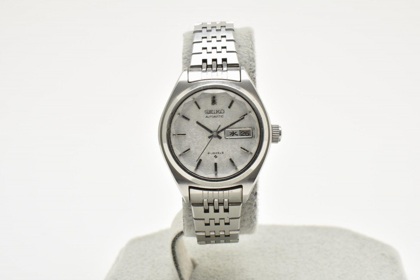 SEIKO セイコー Lady Seiko Automatic 2706-0370 レディース 腕時計 自動巻き シルバー文字盤 デイデイト ステンレス ヴィンテージ