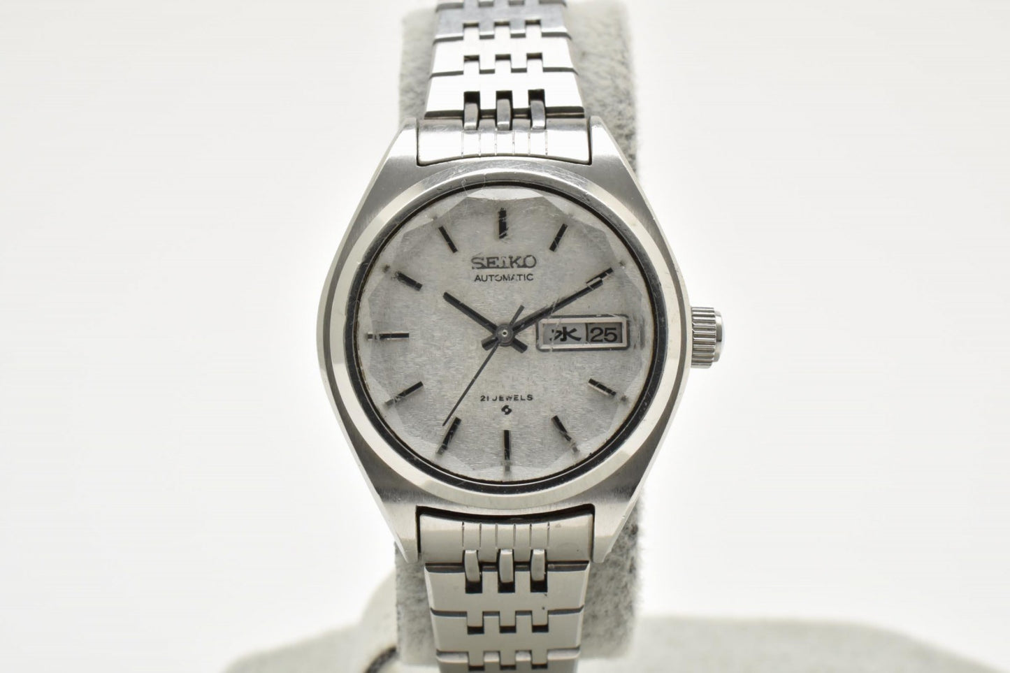 SEIKO セイコー Lady Seiko Automatic 2706-0370 レディース 腕時計 自動巻き シルバー文字盤 デイデイト ステンレス ヴィンテージ