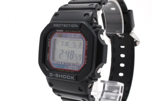 CASIO カシオ G-SHOCK GW-M5610 メンズ 腕時計 電波ソーラー デジタル ブラック 樹脂ベルト スクエア