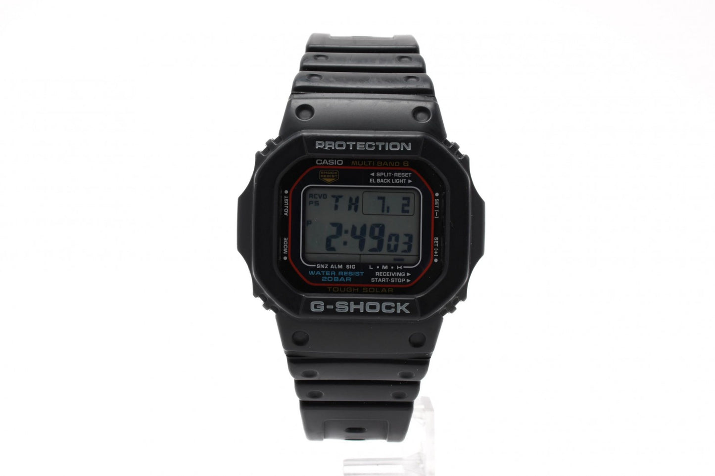 CASIO カシオ G-SHOCK GW-M5610 メンズ 腕時計 電波ソーラー デジタル ブラック 樹脂ベルト スクエア