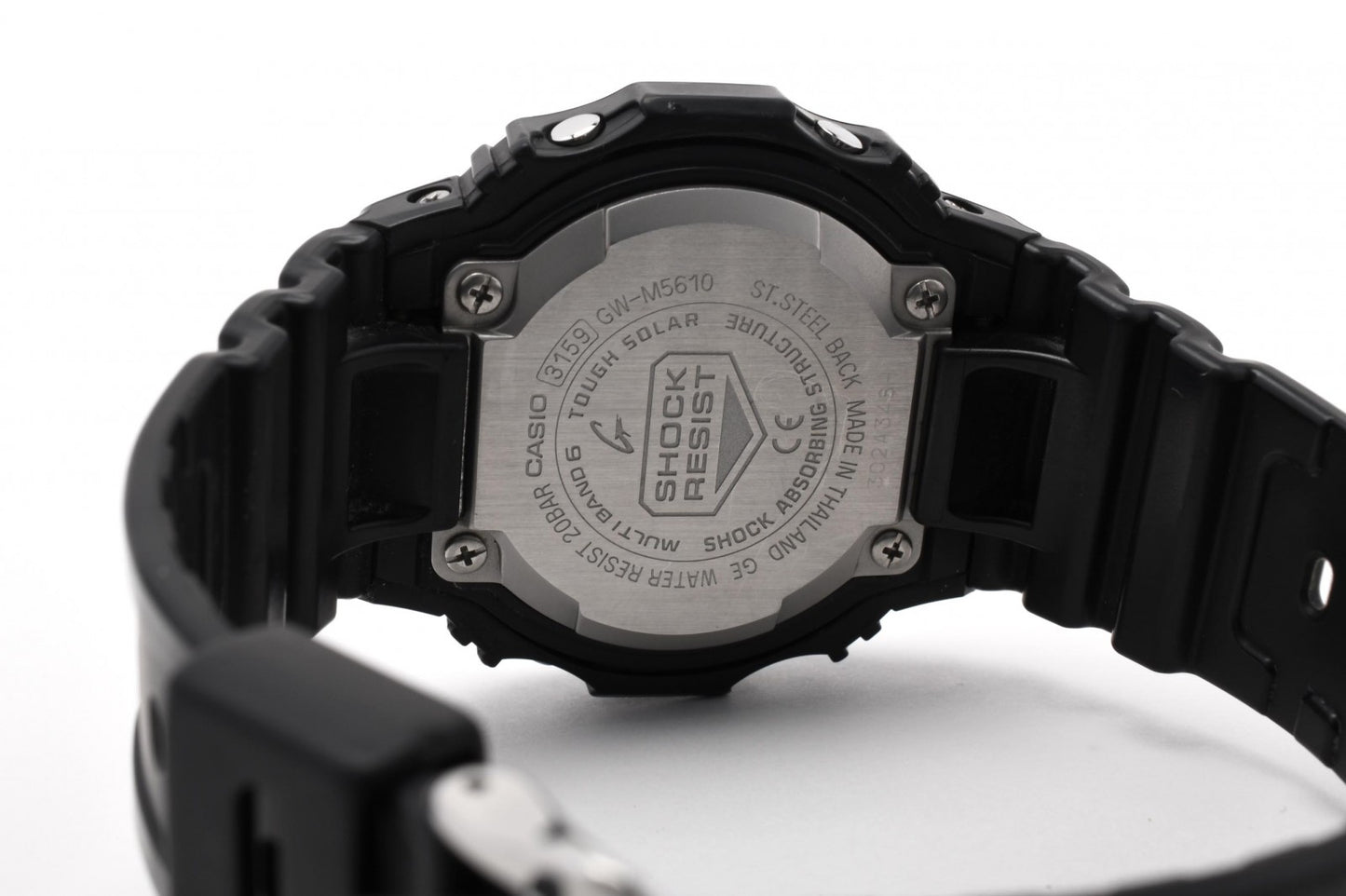 CASIO カシオ G-SHOCK GW-M5610 メンズ 腕時計 電波ソーラー デジタル ブラック 樹脂ベルト スクエア