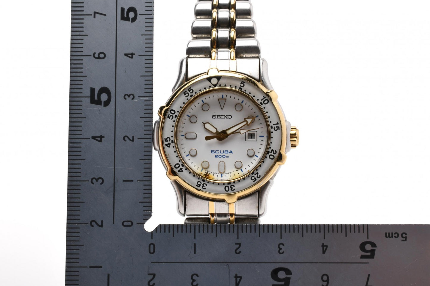 SEIKO セイコー Scuba 200M 3E25-0A30 レディース 腕時計 クォーツ ダイバーズ ホワイト文字盤 ステンレス ヴィンテージ
