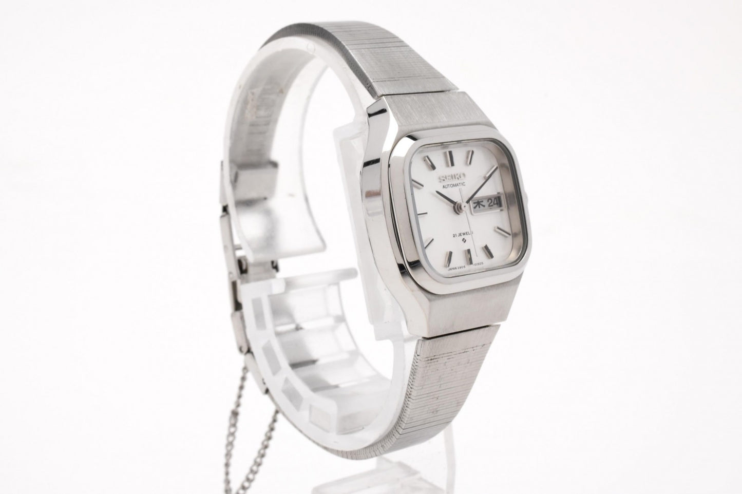 SEIKO セイコー 2906-3050 レディース 腕時計 自動巻き シルバー文字盤 ステンレス ドレスウォッチ ヴィンテージ