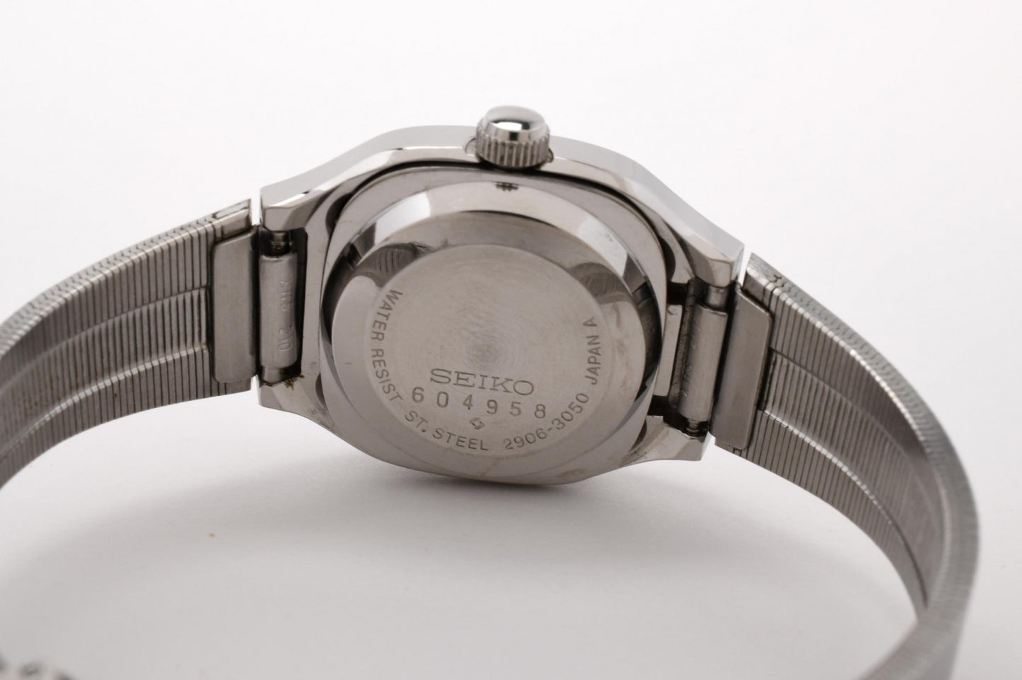 SEIKO セイコー 2906-3050 レディース 腕時計 自動巻き シルバー文字盤 ステンレス ドレスウォッチ ヴィンテージ