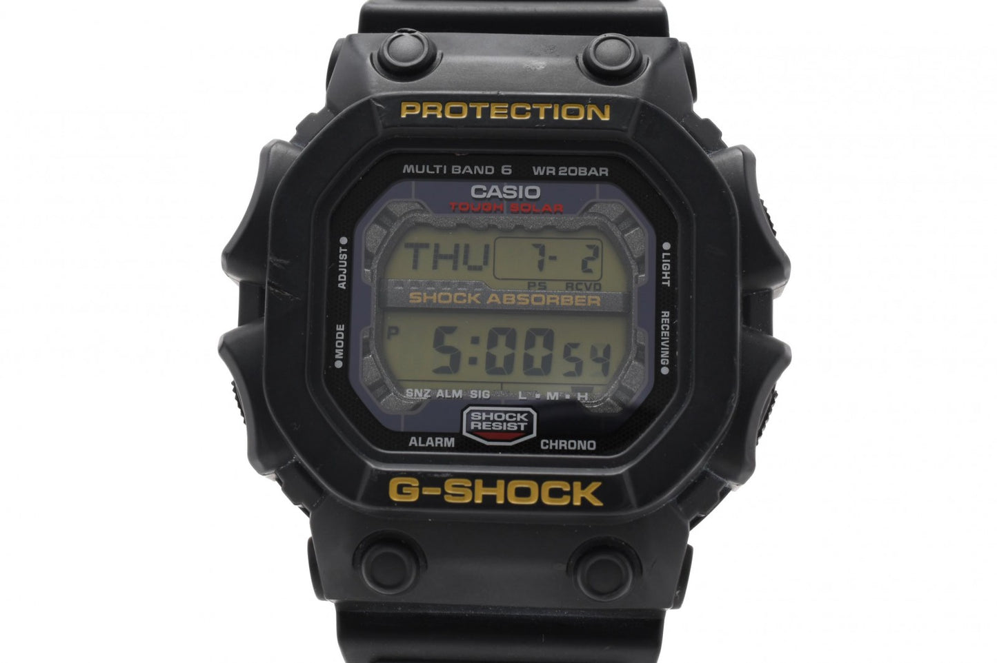 CASIO カシオ G-SHOCK GXW-56 メンズ 腕時計 電波ソーラー デジタル ブラック 樹脂ベルト 箱付