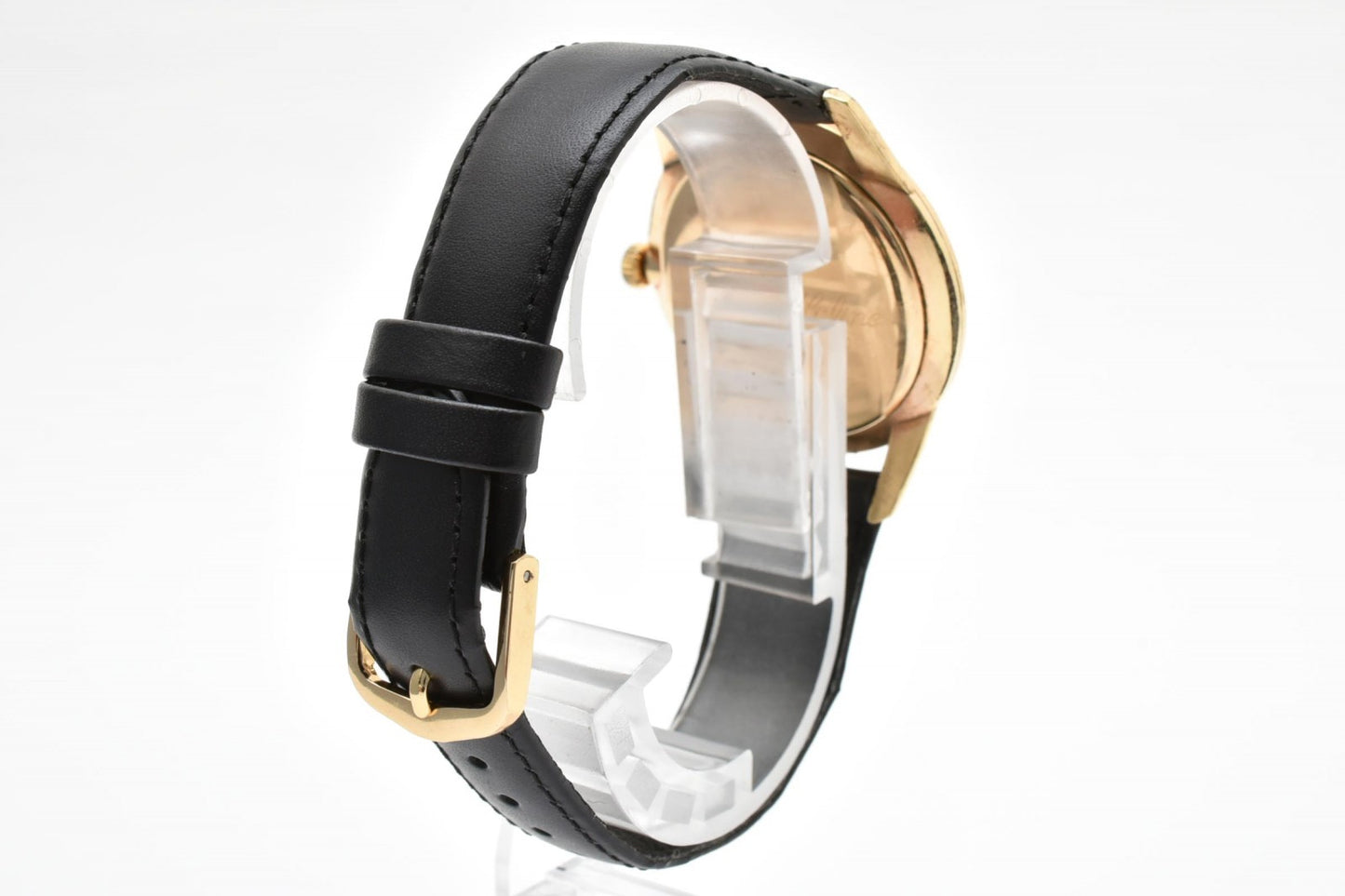シチズン Citizen ハイライン 11200007 21石 手巻き 腕時計 グレー文字盤 14K GPケース レザーストラップ ヴィンテージ メンズ レディース