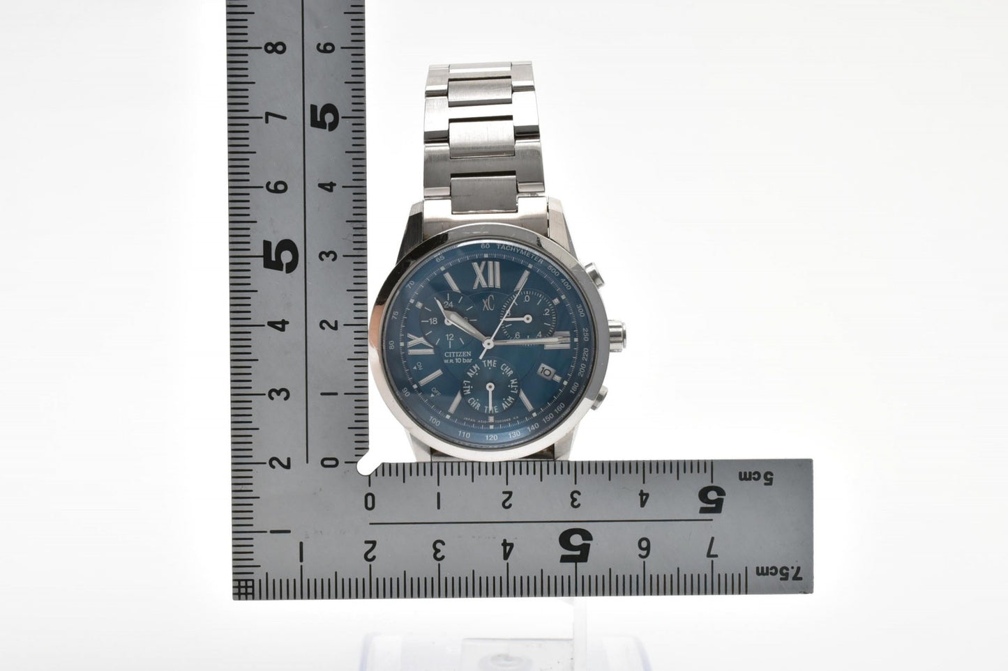 シチズン Citizen xC クロノグラフ A510-T002374 クォーツ 腕時計 ブルー文字盤 ステンレススチール メンズ