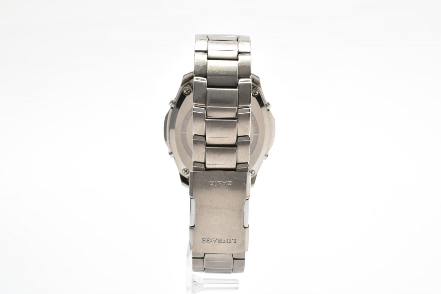 カシオ CASIO LINEAGE LIW-M610TDS ソーラー電波 腕時計 ブラック文字盤 チタンケース チタンブレス メンズ