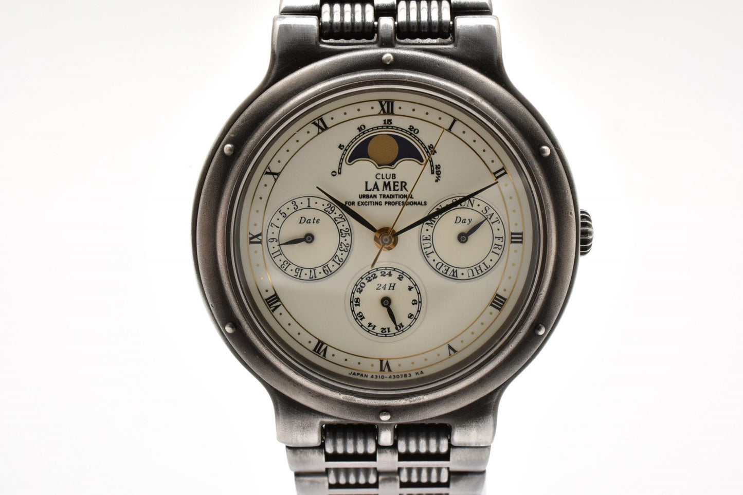 シチズン Citizen クラブ ラメール 4310-432436 クォーツ 腕時計 アイボリー文字盤 ステンレススチール メンズ ヴィンテージ