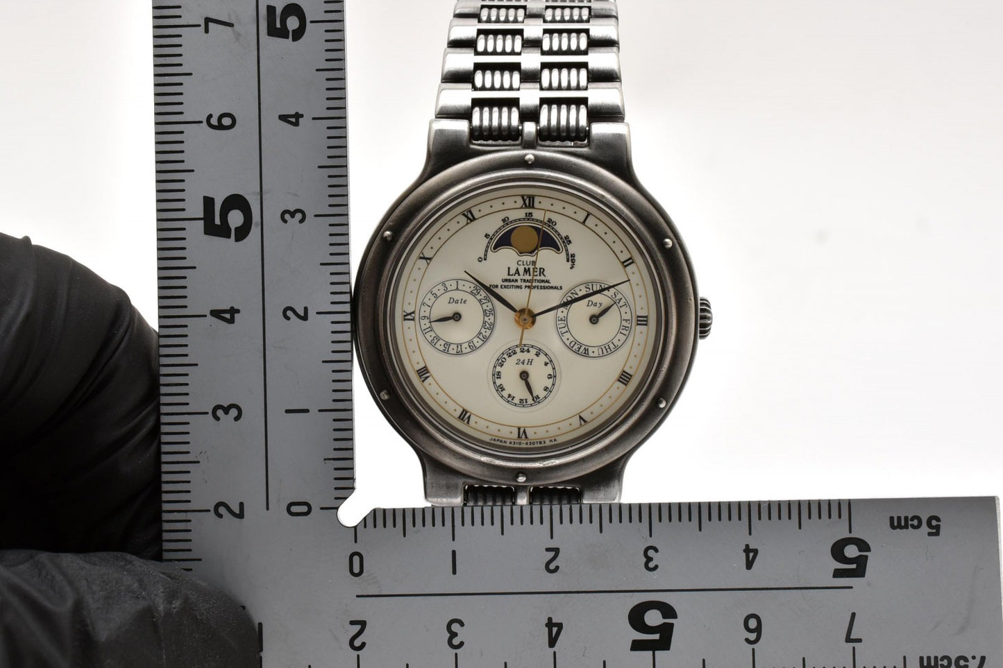 シチズン Citizen クラブ ラメール 4310-432436 クォーツ 腕時計 アイボリー文字盤 ステンレススチール メンズ ヴィンテージ