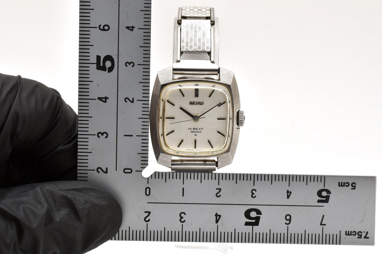 セイコー SEIKO ハイビート 36000 手巻き 腕時計 シルバー文字盤 ステンレススチール レディース ヴィンテージ